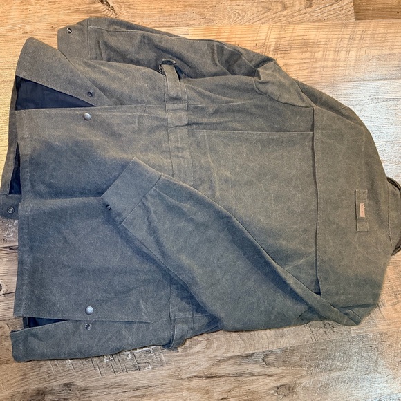 Men's Dark Olive Field Jacket - Picture 3 of 3